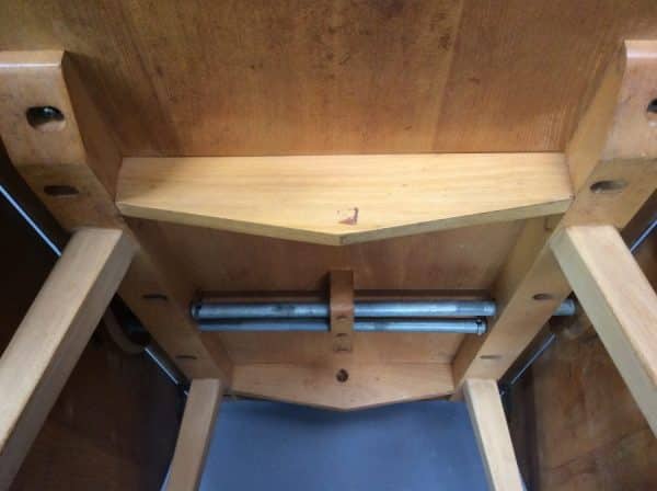 Mid Century Ercol Oval Drop Leaf Dining Table - Image 6