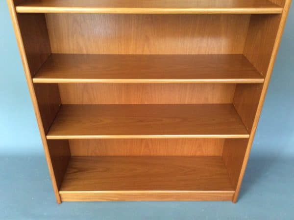 Mid Century Tall Teak Bookcase bookcase Antique Bookcases 4