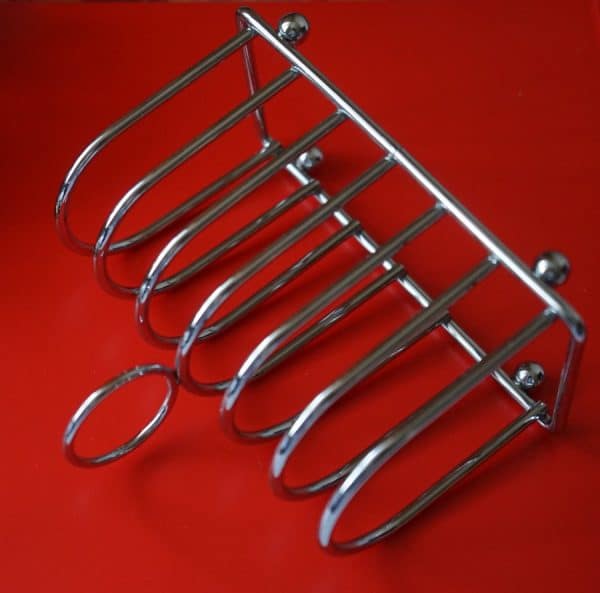 Vintage Chrome Six Bar Letter / Toast Rack - Image 6