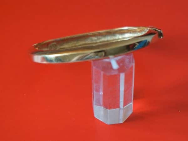 SALE - Vintage Attwood & Sawyer Gold Plated Gem Set Bangle - Boxed - Image 9