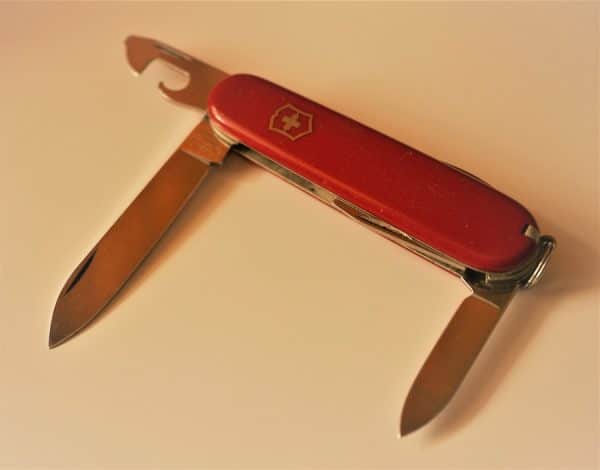 Swiss Victorinox Stainless Steel Multi Bladed Pen Knife - Knives - Image 6