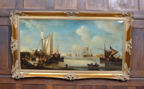 Rima Rrsm Nf Dutch Harbour Scene SAI2981 Antique Art 3