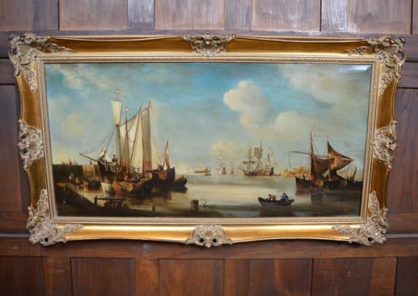 Rima Rrsm Nf Dutch Harbour Scene SAI2981 Antique Art 10