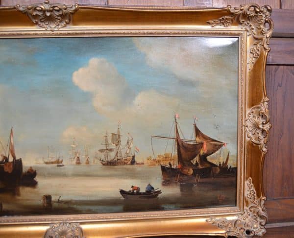 Rima Rrsm Nf Dutch Harbour Scene SAI2981 Antique Art 8