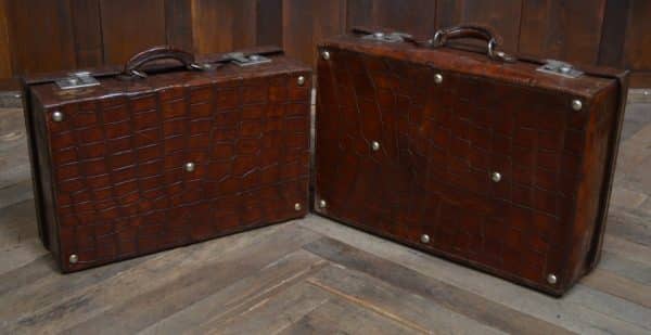 Pair Of Cawnpore Faux Crocodile Cases SAI2991 Miscellaneous 11