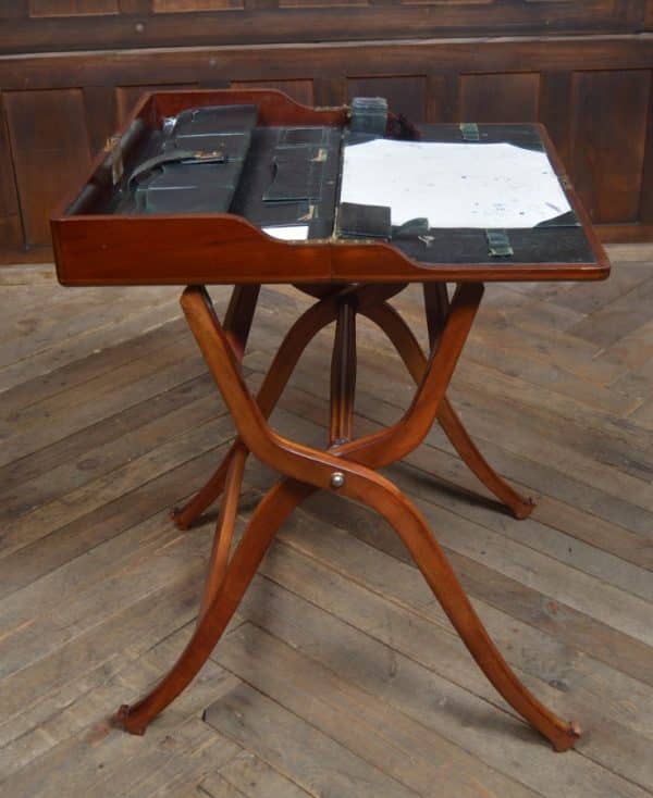 Victorian Travelling Military Campaign Desk SAI3000 - Image 12