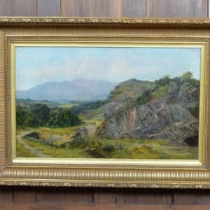 Frank Thomas Carter Landscape Oil Painting SAI2982 Antique Art