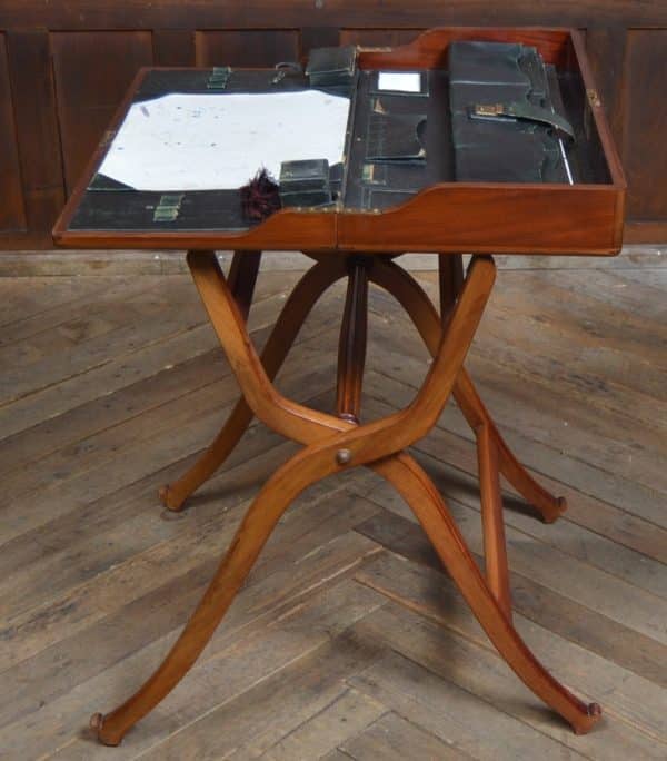 Victorian Travelling Military Campaign Desk SAI3000 - Image 9