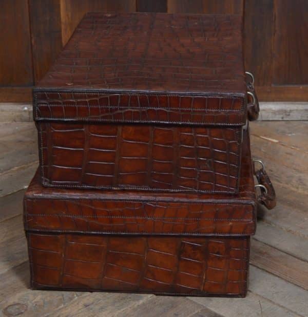 Pair Of Cawnpore Faux Crocodile Cases SAI2991 - Image 18