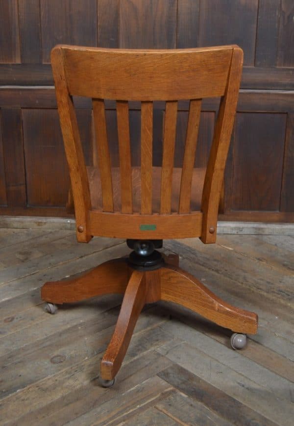 Murphy Oak Desk Chair SI3001 MURPHY Antique Chairs 6