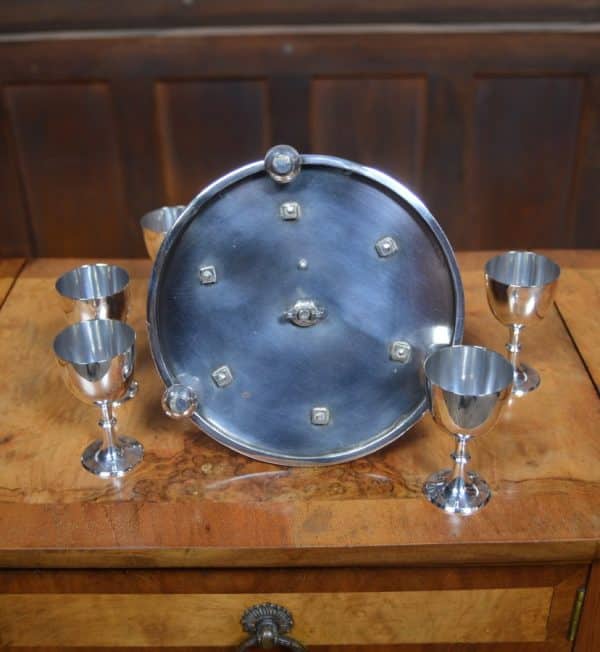 Edwardian EPNS Egg Cup Set SAI3010 - Image 3