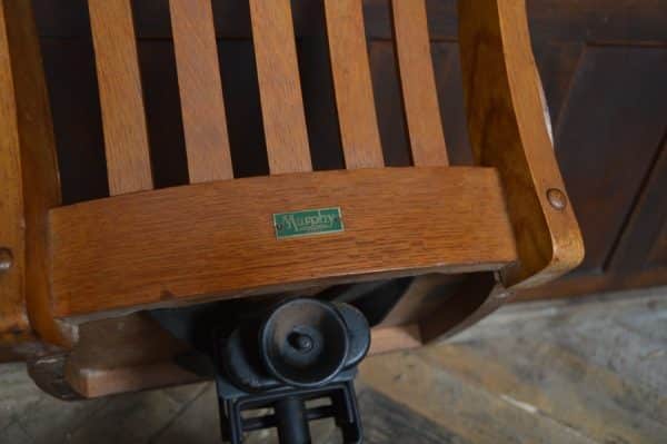 Murphy Oak Desk Chair SI3001 MURPHY Antique Chairs 5