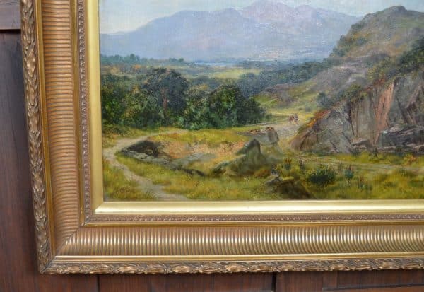 Frank Thomas Carter Landscape Oil Painting SAI2982 - Image 2