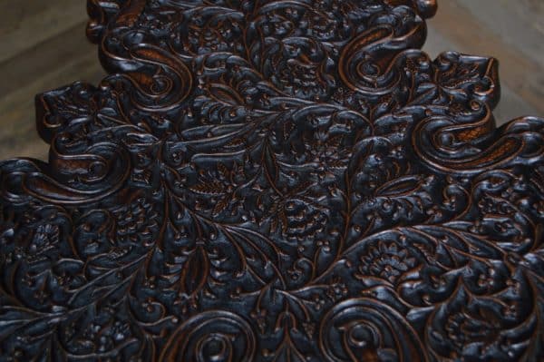 Middle Eastern Carved Hardwood Folding Table SAI3028 Antique Furniture 5