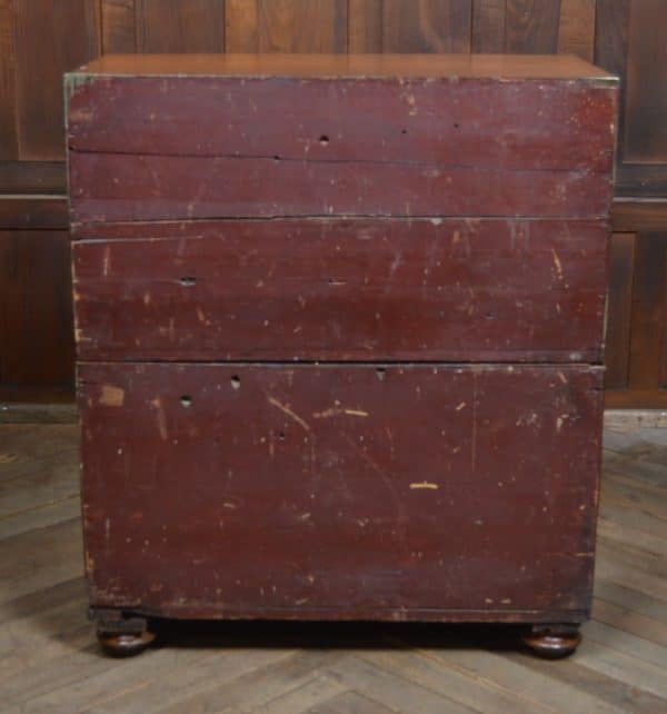 Victorian Mahogany Campaign Chest SAI2993 Antique Draws 13