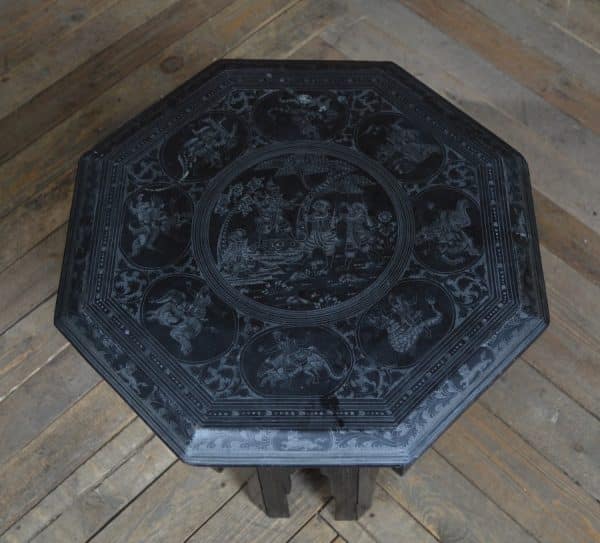 Eastern Octagonal Folding Table SAI3029 Antique Furniture 4