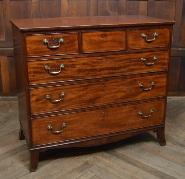 Georgian 3 Over 3 Chest Of Drawers SAI2987 - Image 2
