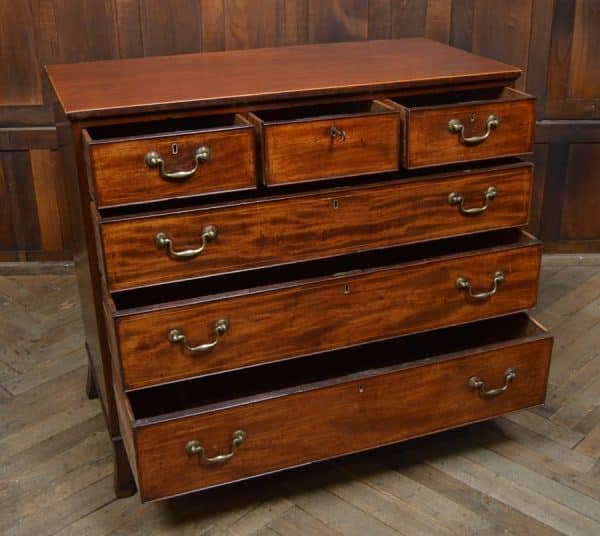 Georgian 3 Over 3 Chest Of Drawers SAI2987 - Image 3