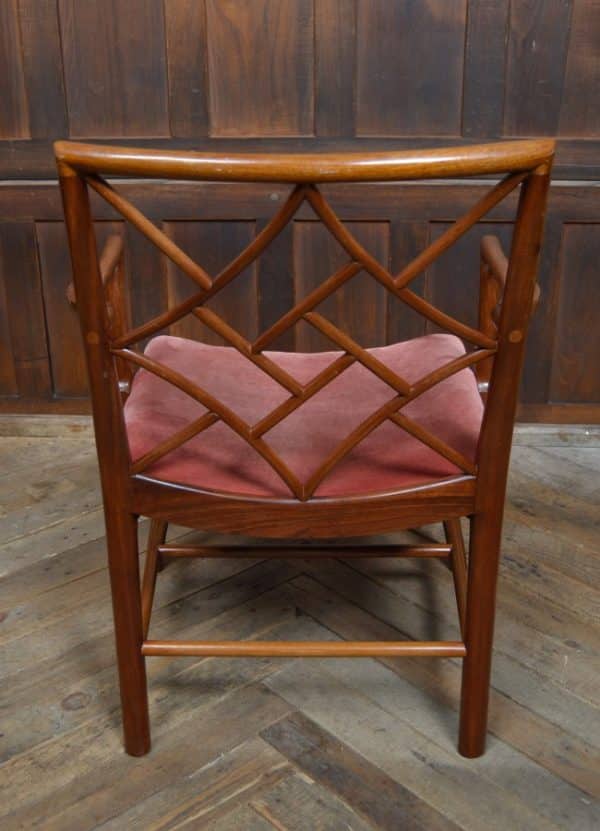 Mahogany Cockpen Armchair SAI2978 - Image 5