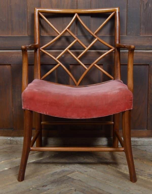 Mahogany Cockpen Armchair SAI2978 - Image 3