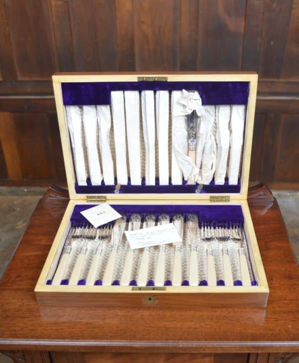 12 Piece Fish Cutlery Set SAI3003 Antique Boxes 3