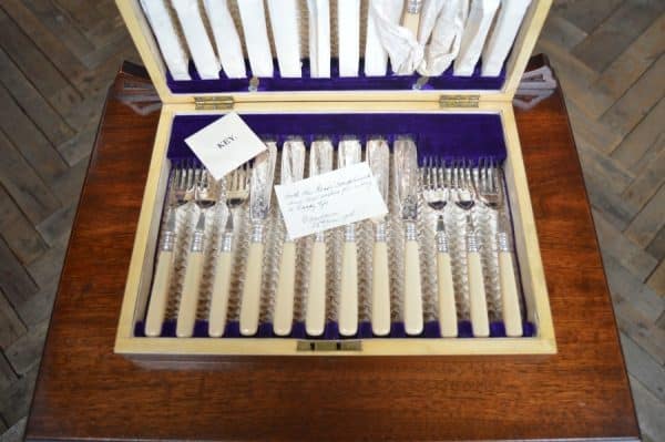 12 Piece Fish Cutlery Set SAI3003 Antique Boxes 6