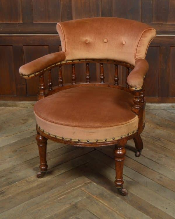 Victorian Mahogany Tub Chair SAI3013 Antique Chairs 12