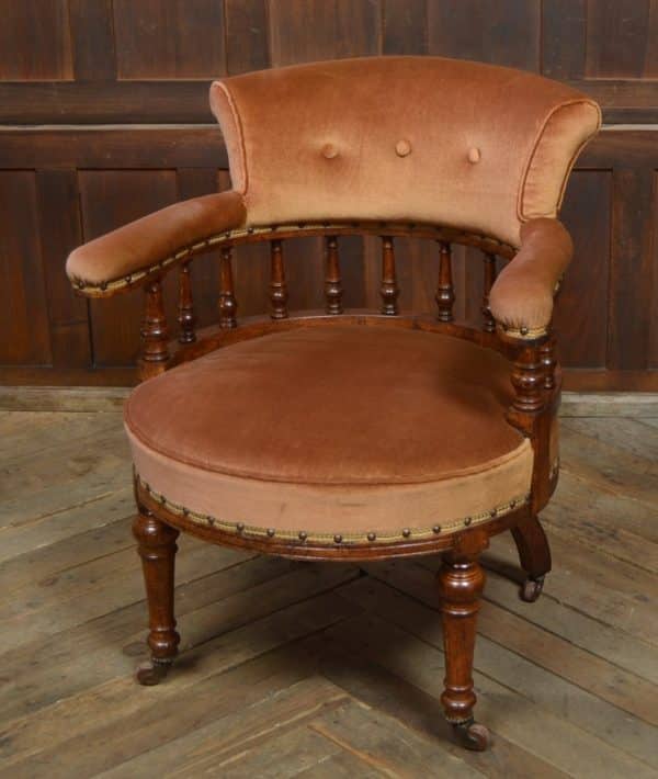 Victorian Mahogany Tub Chair SAI3013 - Image 9