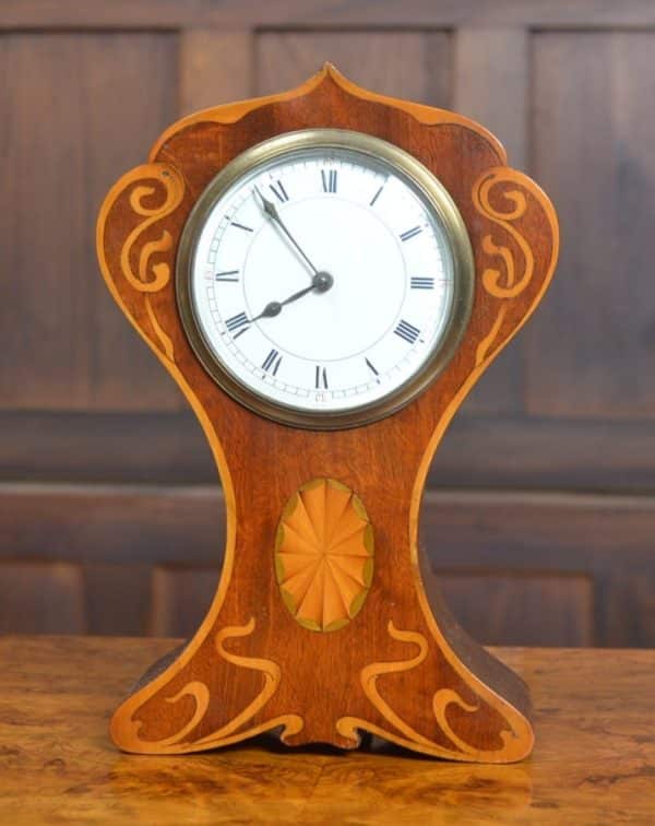 Edwardian Mahogany Mantle Clock SAI3030 Antique Clocks 9