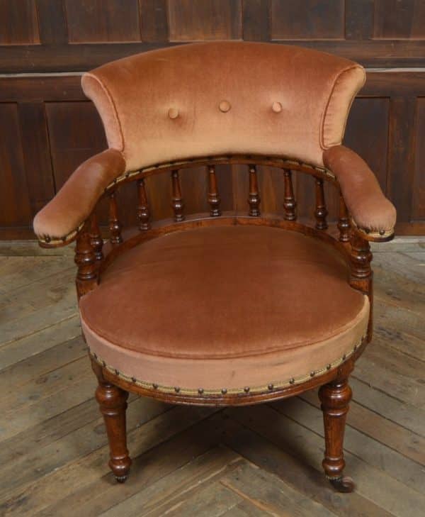 Victorian Mahogany Tub Chair SAI3013 Antique Chairs 10