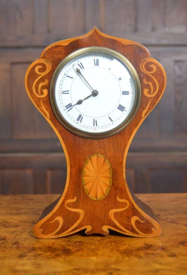 Edwardian Mahogany Mantle Clock SAI3030 Antique Clocks 8