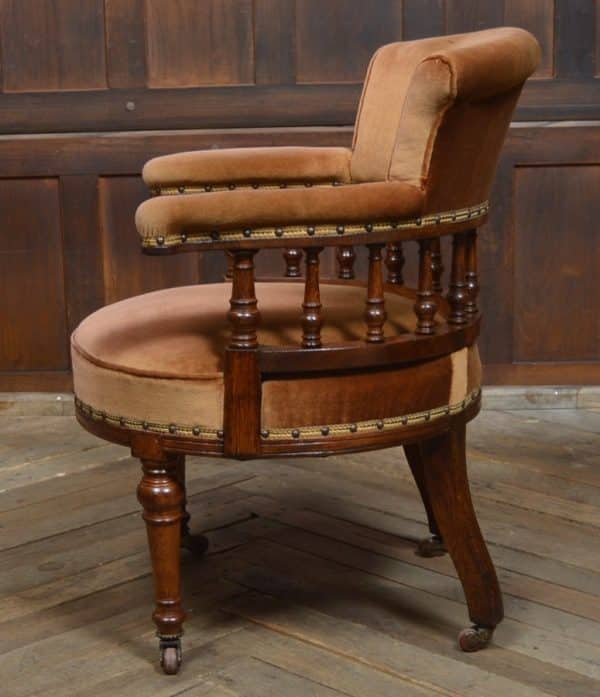 Victorian Mahogany Tub Chair SAI3013 - Image 5