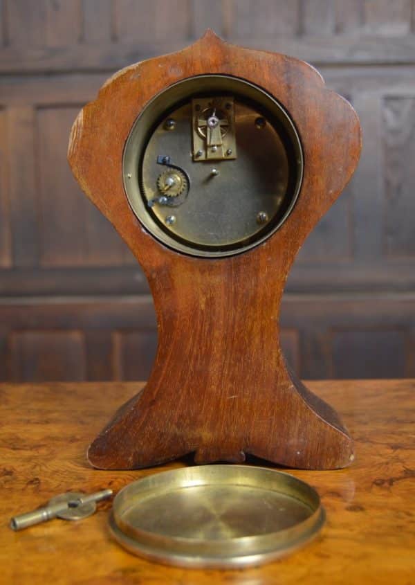 Edwardian Mahogany Mantle Clock SAI3030 - Image 3