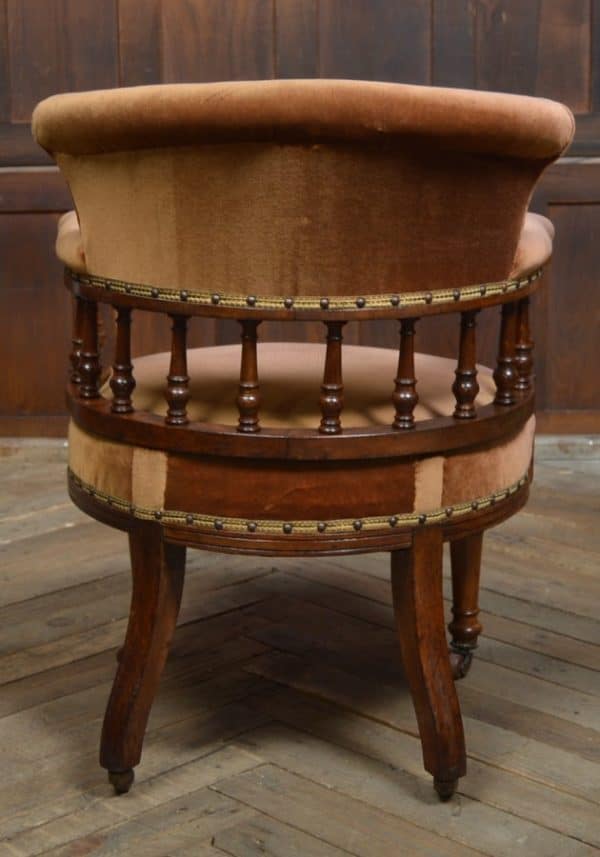 Victorian Mahogany Tub Chair SAI3013 - Image 4