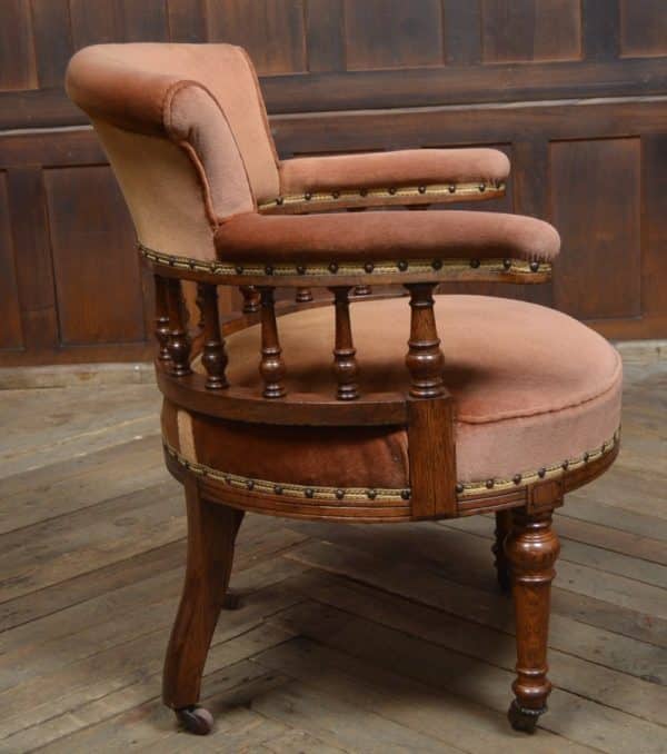 Victorian Mahogany Tub Chair SAI3013 - Image 3
