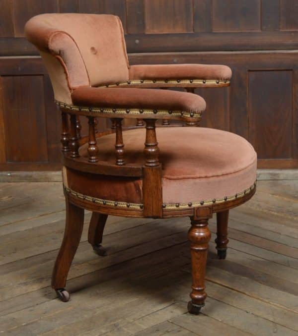 Victorian Mahogany Tub Chair SAI3013 - Image 2