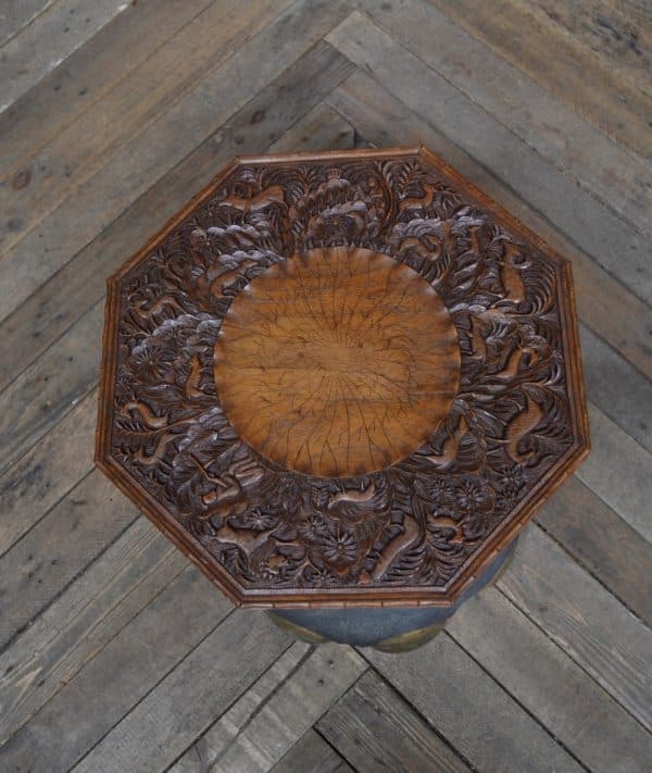 Victorian Oak Occasional Table SAI2975 - Image 8