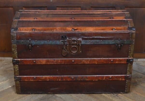 Vintage Canvas Domed Trunk SAI2977 Miscellaneous 5