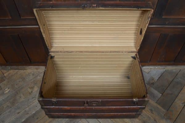 Vintage Canvas Domed Trunk SAI2977 - Image 9