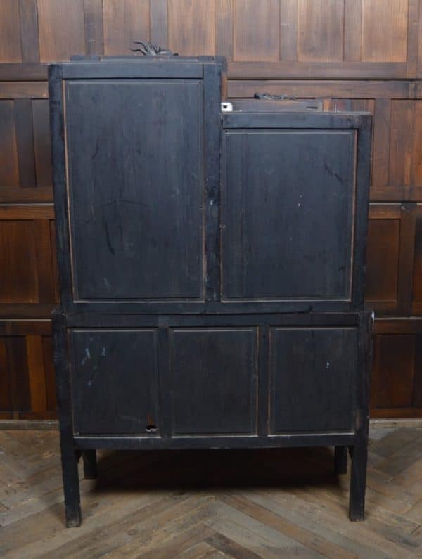 Chinese Ebonised Display Cabinet SAI2999 Antique Cabinets 22