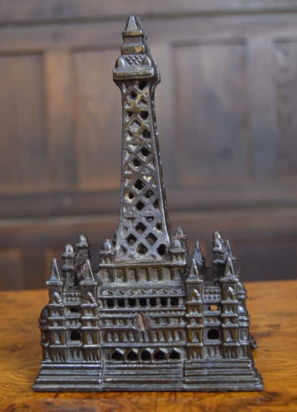Edwardian Cast Iron Blackpool Tower Bank SAI3034 - Image 2