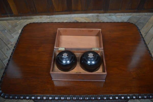 Presentation Wooden Lignum Vitae Lawn Bowls SAI2989 - Image 10