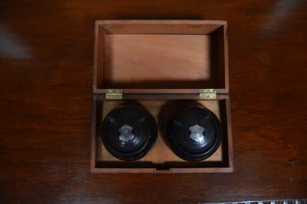 Presentation Wooden Lignum Vitae Lawn Bowls SAI2989 - Image 3