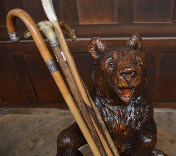 Black Forest Bear Stick Stand SAI3023 - Image 13