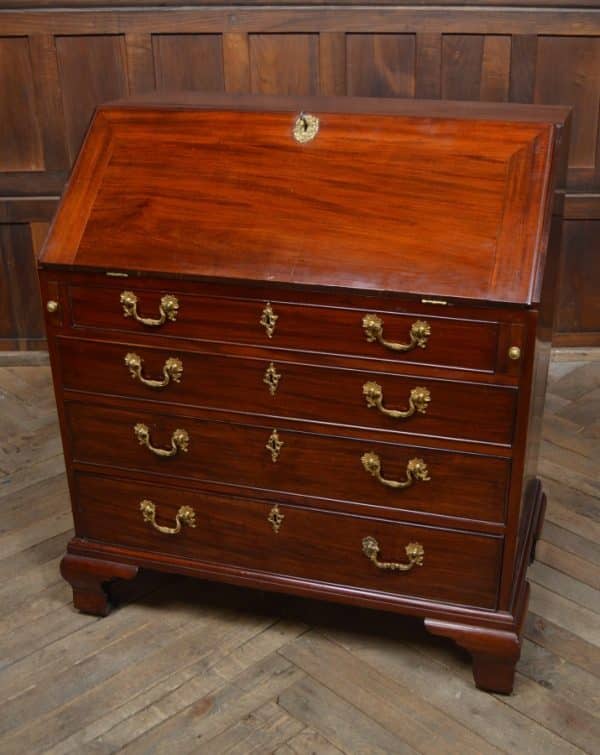 Georgian Mahogany Writing Bureau SAI2996 - Image 4