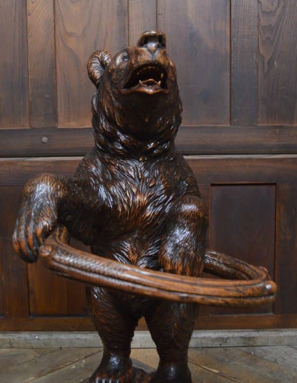Black Forest Bear Stick Stand SAI3023 - Image 10