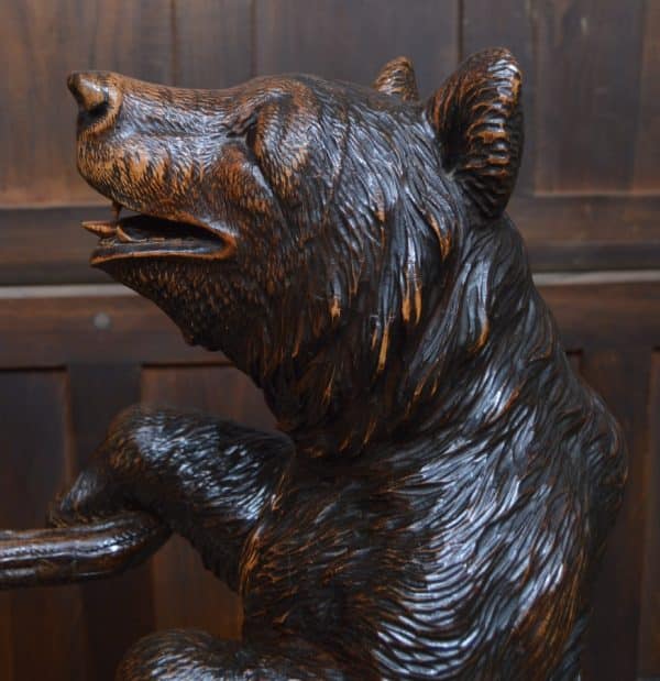 Black Forest Bear Stick Stand SAI3023 - Image 5