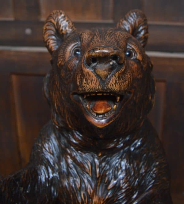 Black Forest Bear Stick Stand SAI3023 - Image 4