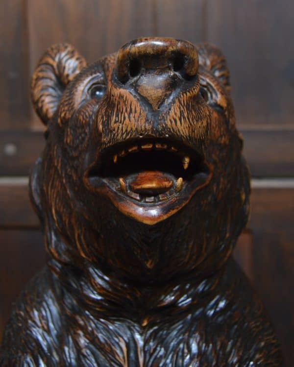 Black Forest Bear Stick Stand SAI3023 - Image 3
