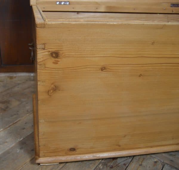 Victorian Pine Domed Top Trunk SAI3020 - Image 7